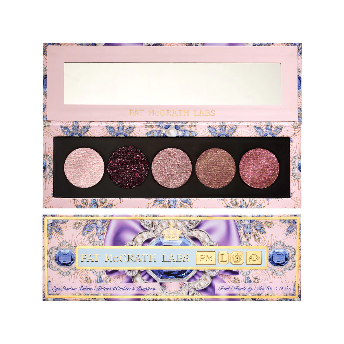 Bijoux Brilliance Eye Shadow Palette-bordeaux bliss