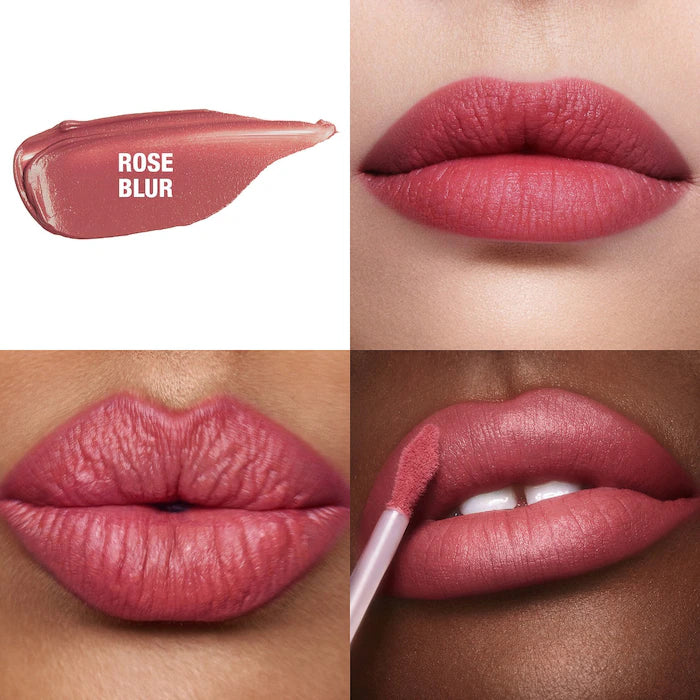 Airbrush Flawless Matte Lip Blur Liquid Lipstick-Rose Blur - warm rose