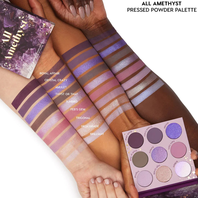 All amethyst eyeshadow