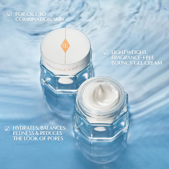Magic Water Cream Refillable Gel Moisturizer with Niacinamide (50ML)
