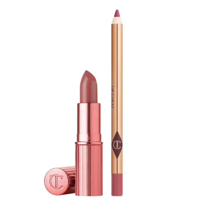 90's Pink - a dreamy 90s-inspired warm rosewood pink Lip duo ( 2pcs )