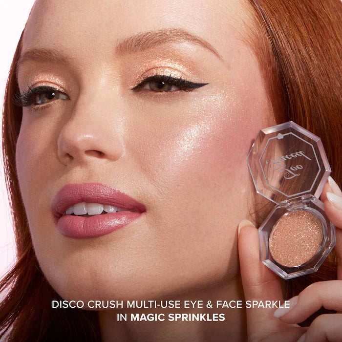 Disco Crush High Shine Glitter Eye + Face Sparkle-Magic Sprinkles - rosé champagne sparkle