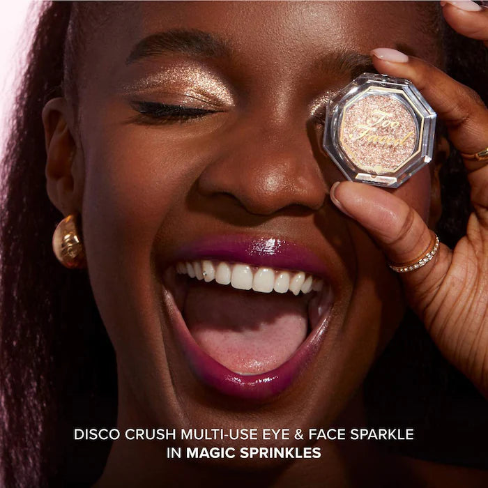 Disco Crush High Shine Glitter Eye + Face Sparkle-Magic Sprinkles - rosé champagne sparkle