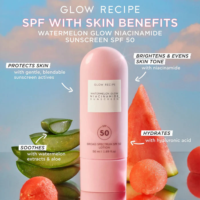 Watermelon Glow Niacinamide Sunscreen SPF 50