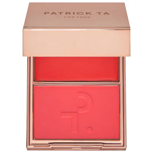 Major Headlines Double-Take Crème & Powder Blush Duo-She's Vibrant - bright pinky coral