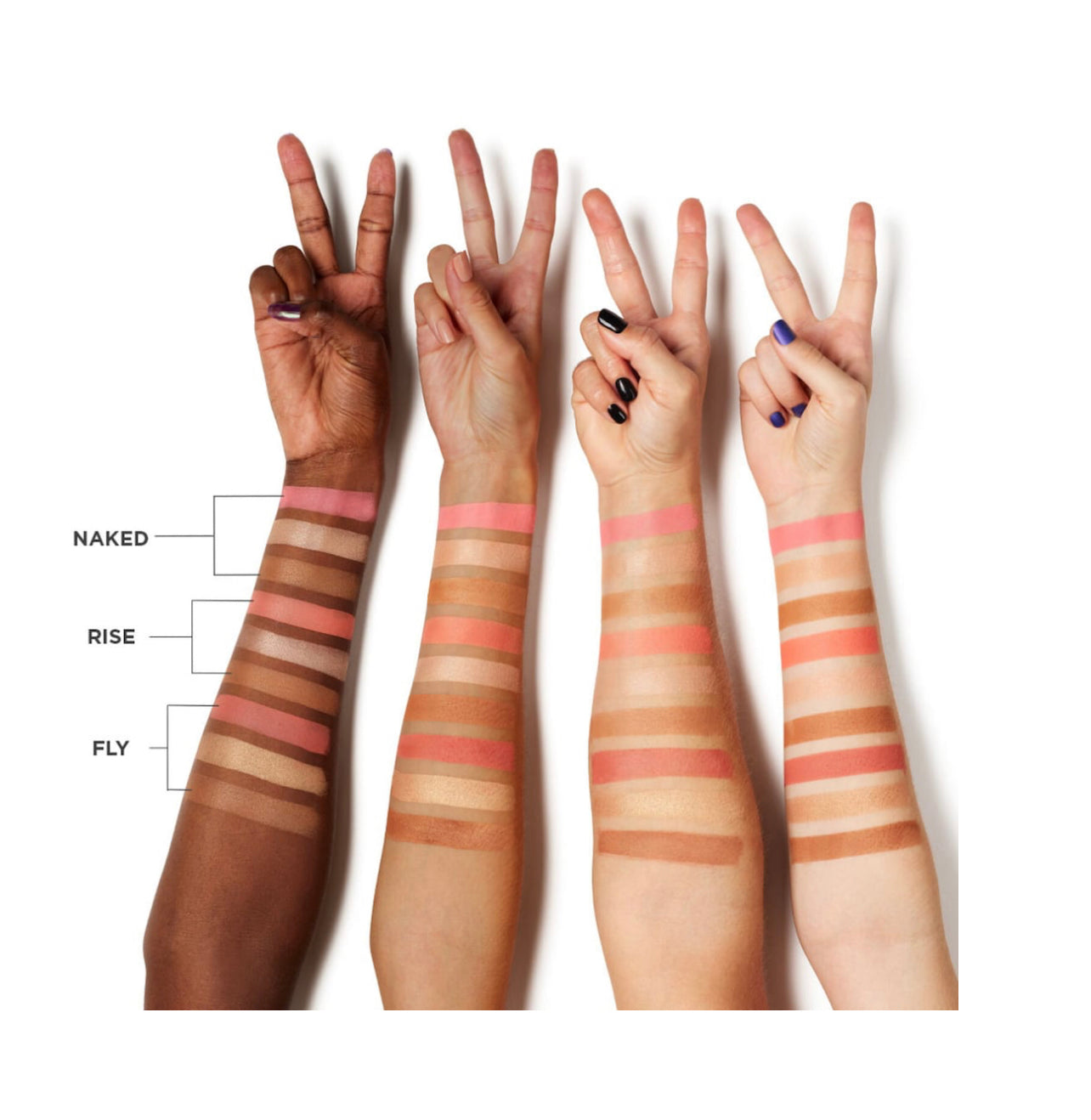 Stay Naked Threesome Blush, Bronzer, & Highlighter Palette- Fly