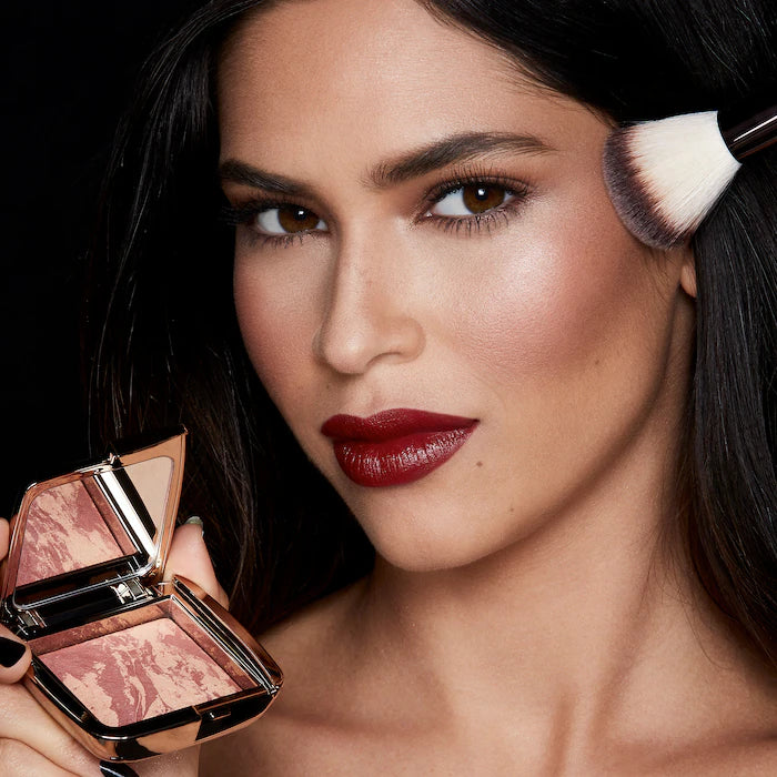 Ambient Lighting Blush Collection-At Night - a brick red combined with radiant light to recreate a vibrant fireside gleam