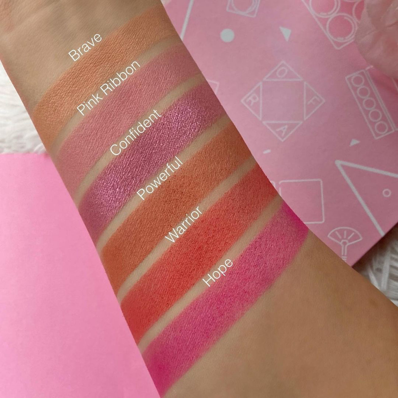 Ofra blushful palette
