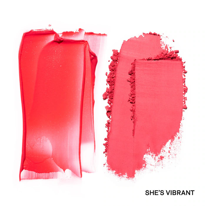 Major Headlines Double-Take Crème & Powder Blush Duo-She's Vibrant - bright pinky coral