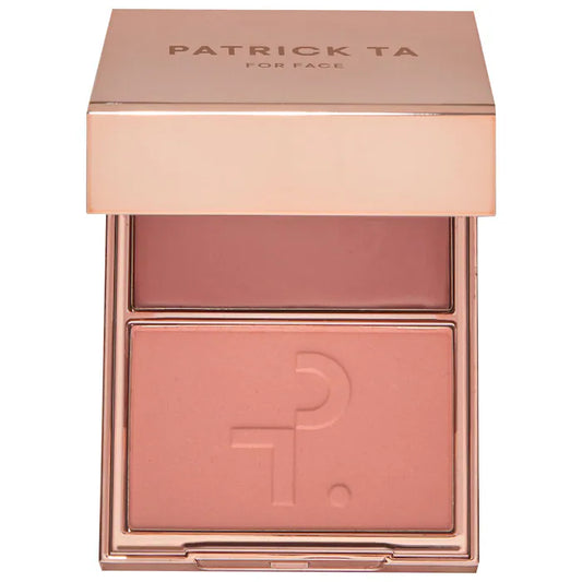 Major Headlines Double-Take Crème & Powder Blush Duo- Not too much - soft rosey taupe