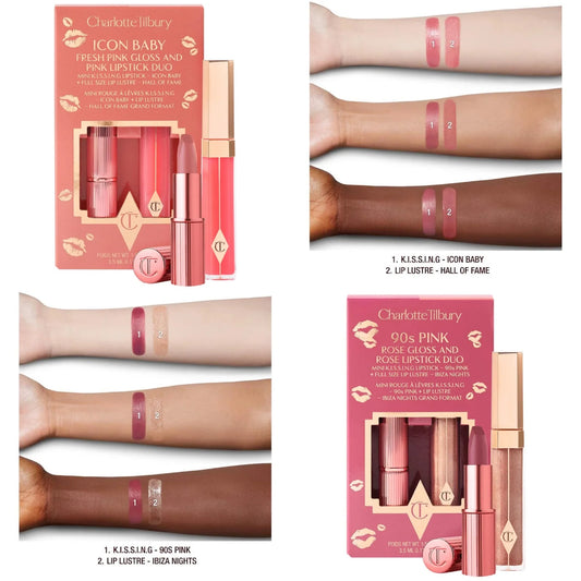 K.I.S.S.I.N.G Lipstick and Lip Gloss Duos