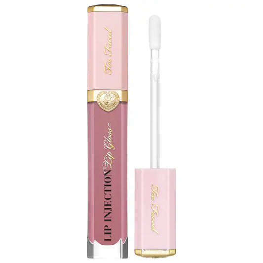 Lip Injection Power Plumping Hydrating Lip Gloss-Glossy & Bossy - soft mauve pink