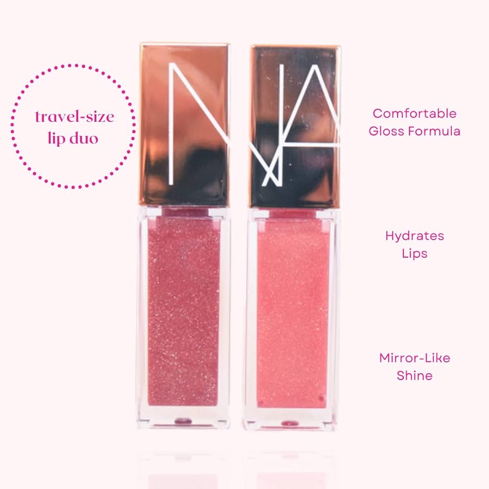 TWO TRAVEL-SIZE LIP DUOS FEATURING AFTERGLOW LIP SHINE