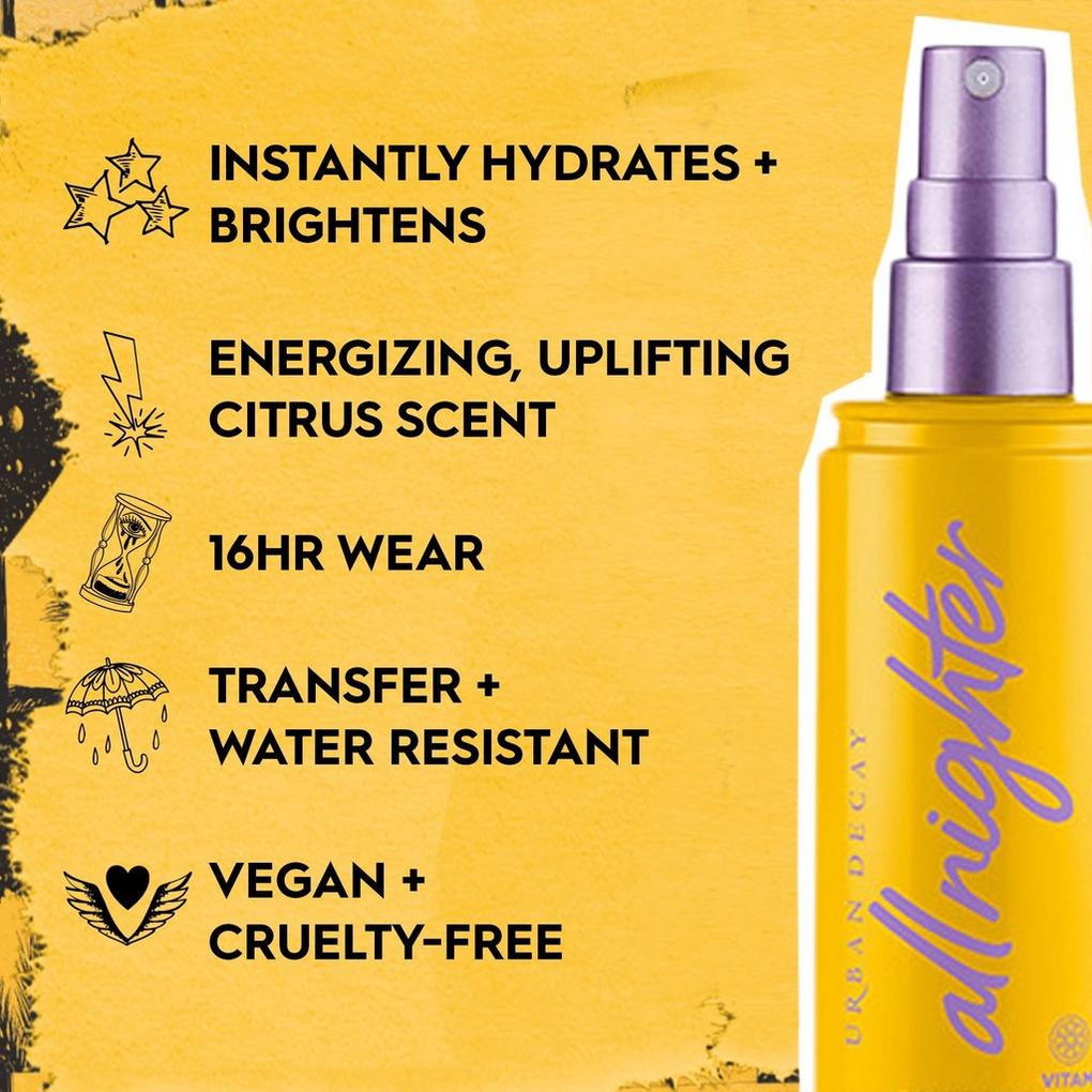 Mini All Nighter Long-Lasting Makeup Setting Spray with Vitamin C