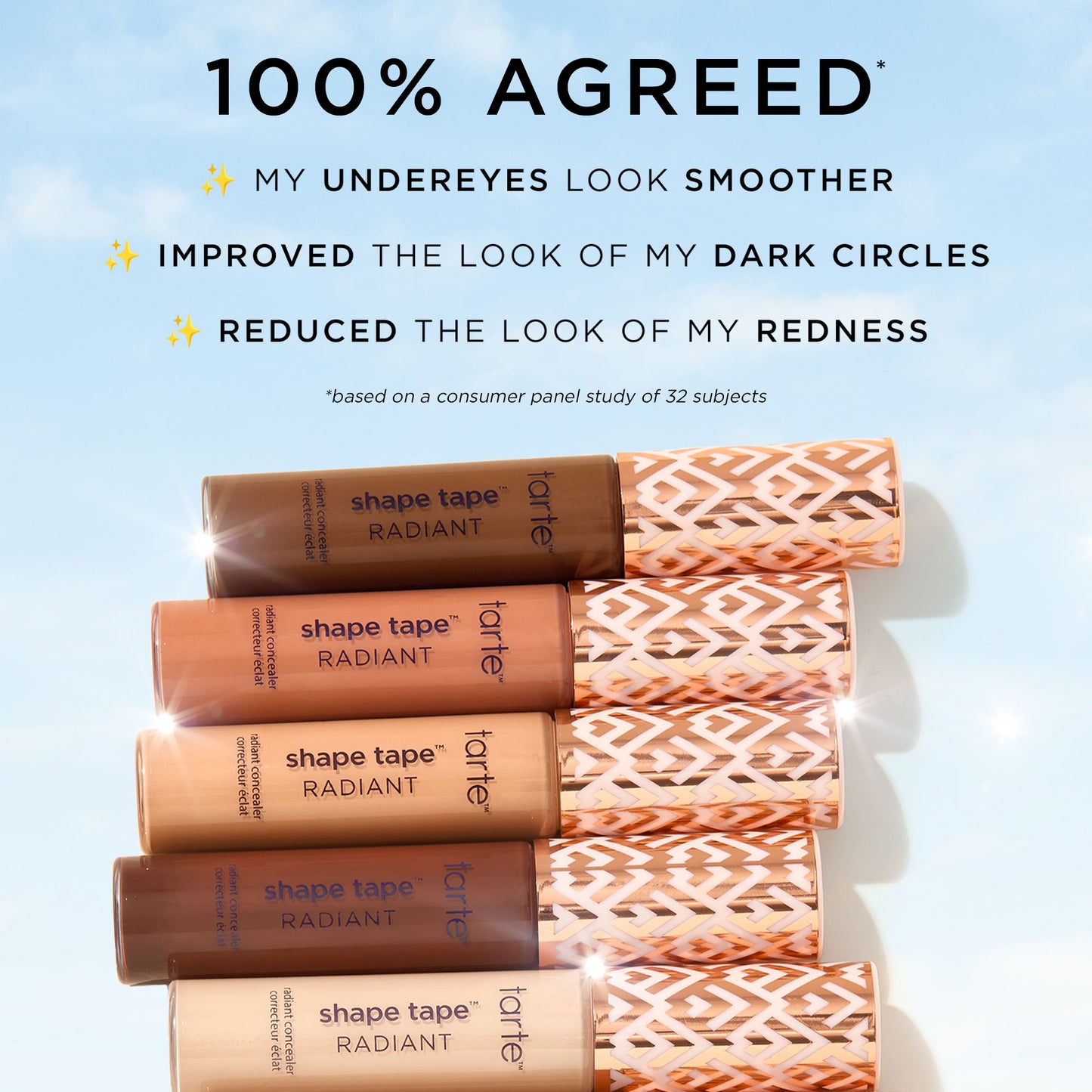 shape tape™ radiant medium coverage concealer