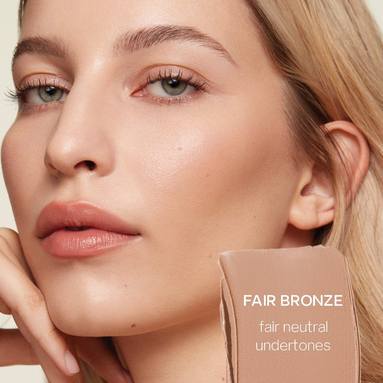 Sun Melt Natural Cream Bronzer-Fair Bronze - a neutral shade for fair to fair-light skin tones