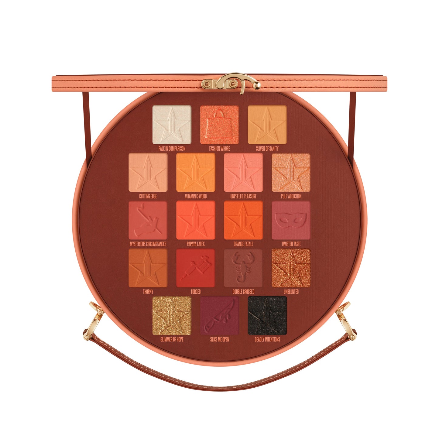 Pricked eyeshadow palette