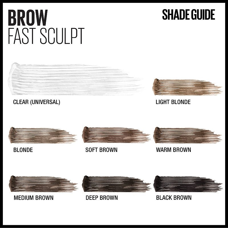 BROW FAST SCULPTSHAPES EYEBROWS, EYEBROW MASCARA MAKEUP
- Warm brown