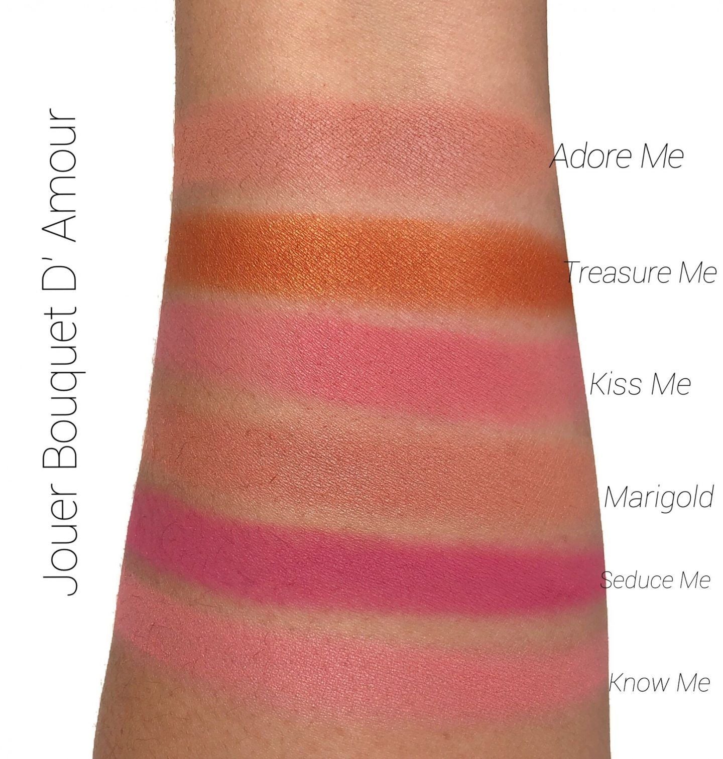 Bouquet d'amour blush palette