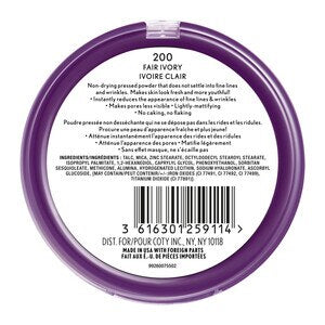 CoverGirl Simply Ageless Instant Wrinkle Blurring Pressed Powder
- 200 Fair ivory