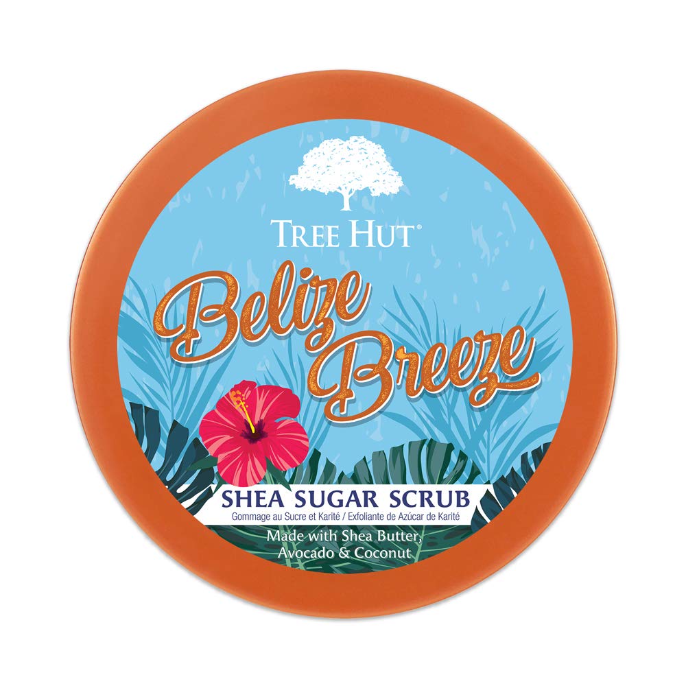 Belize Breeze Shea Sugar Scrub, 18oz, Ultra Hydrating and Exfoliating Scrub