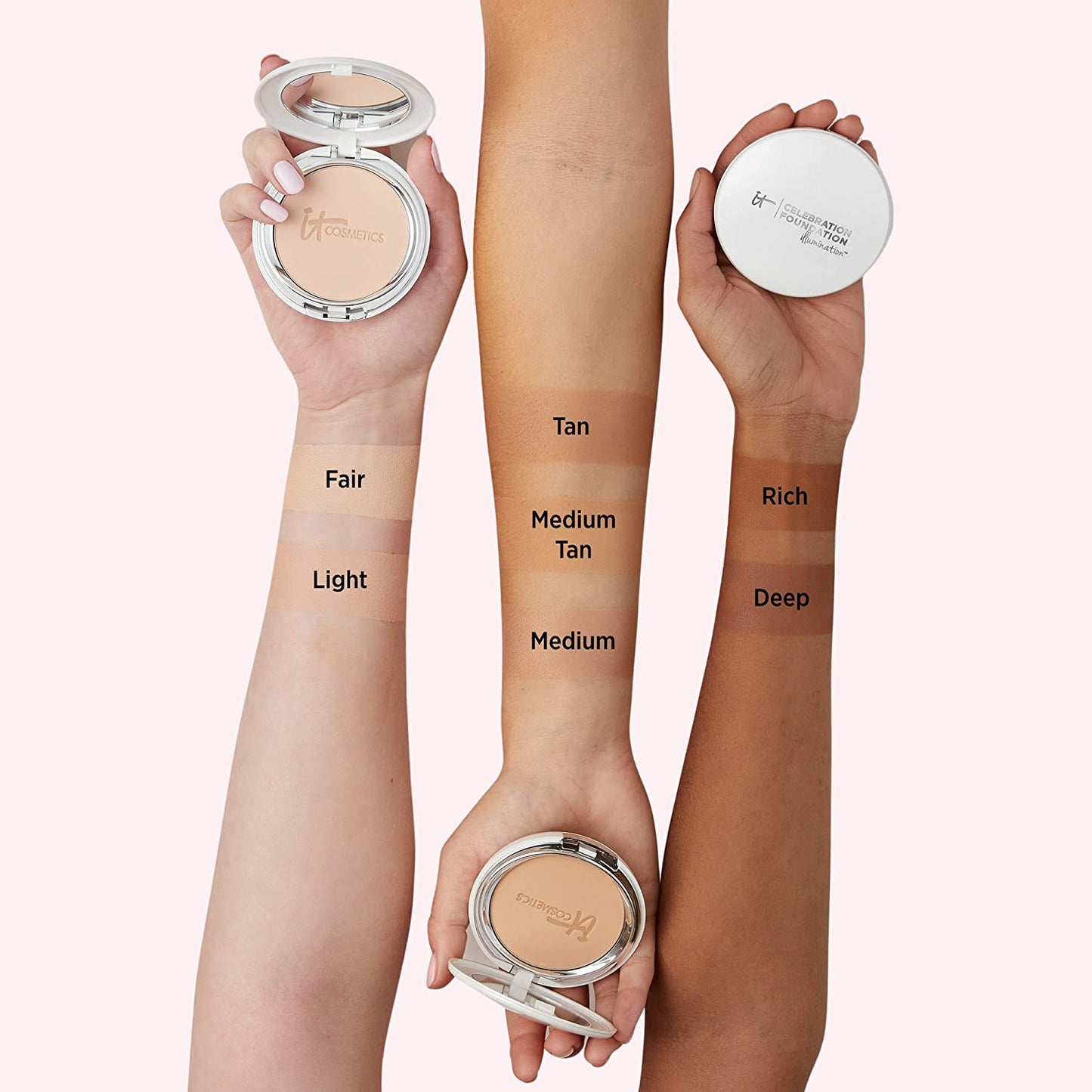 Celebration Foundation Illumination Full Coverage Powder Foundation- Light