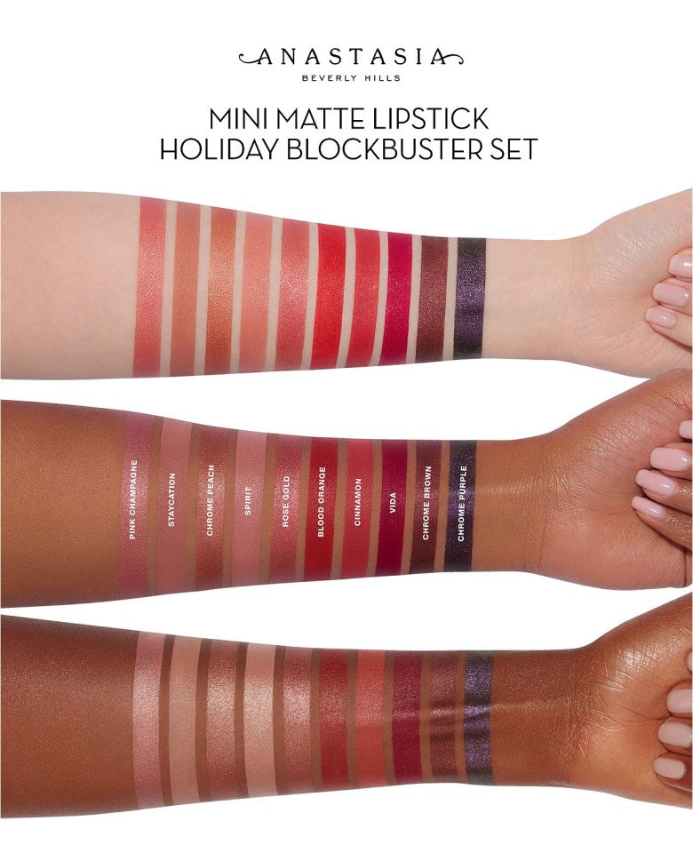 Mini matte lipstick set