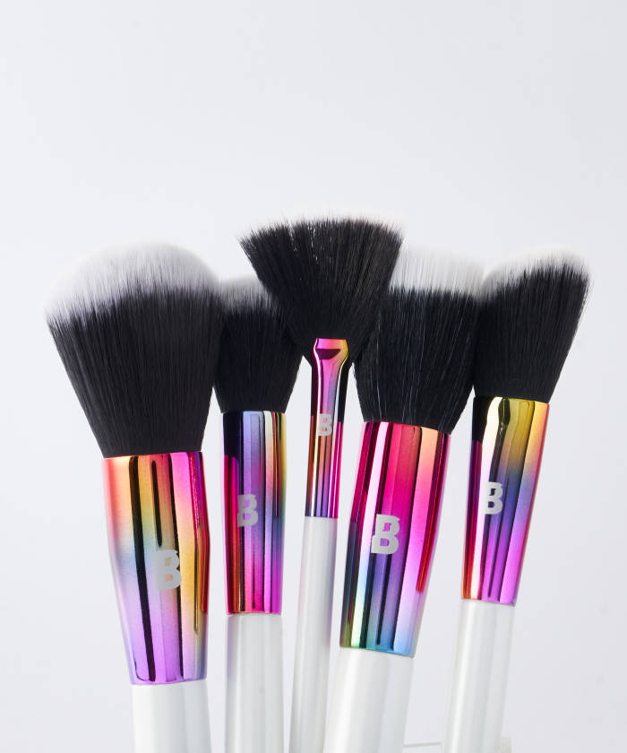 PRISM 12 PIECE TRAVEL BRUSH SET WITH HOLDER