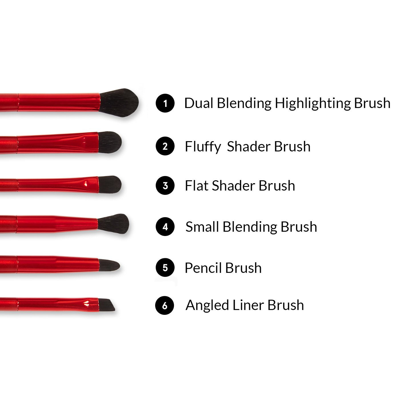 Killer Queen
6 Piece Eye Brush Set