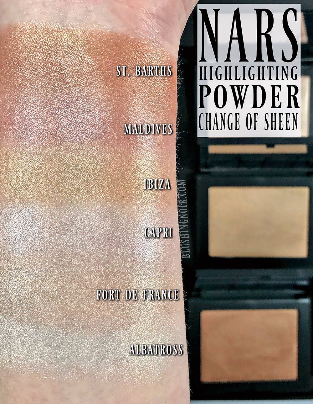 HIGHLIGHTING POWDER
- Fort de France ( champagne color )