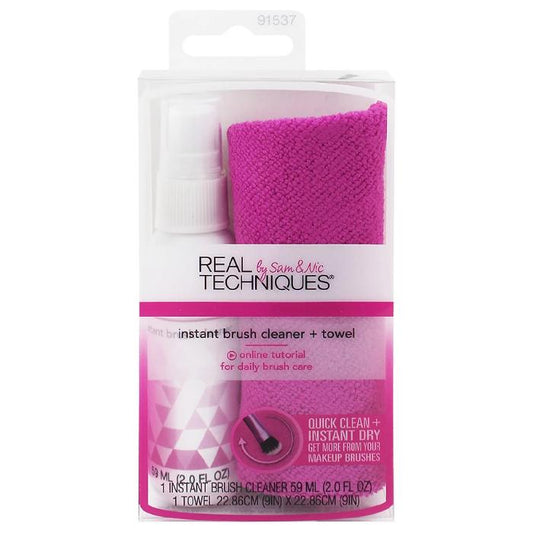 Real Techniques By Sam & Nic Instant Brush Cleaner + Towel