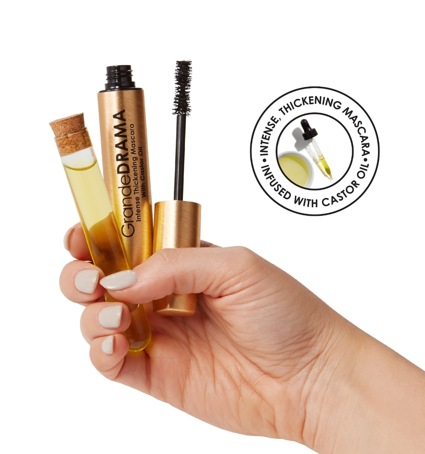 GrandeDRAMA Intense Thickening Mascara with Castor Oil