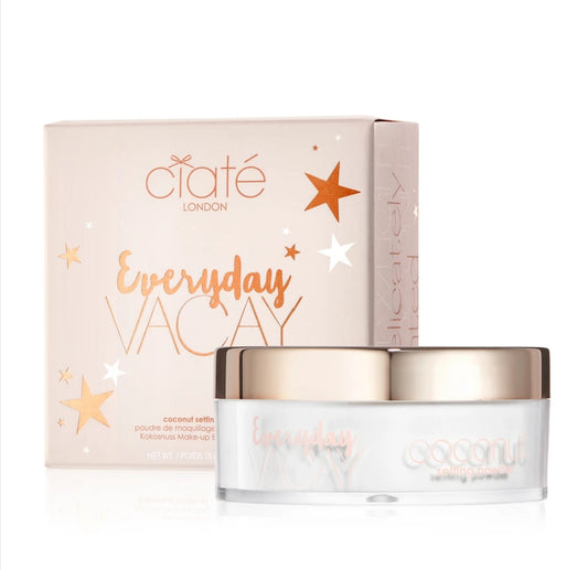 EVERYDAY VACAY COCONUT SETTING POWDER
-
COCONUT SCENTED TRANSLUCENT LOOSE POWDER