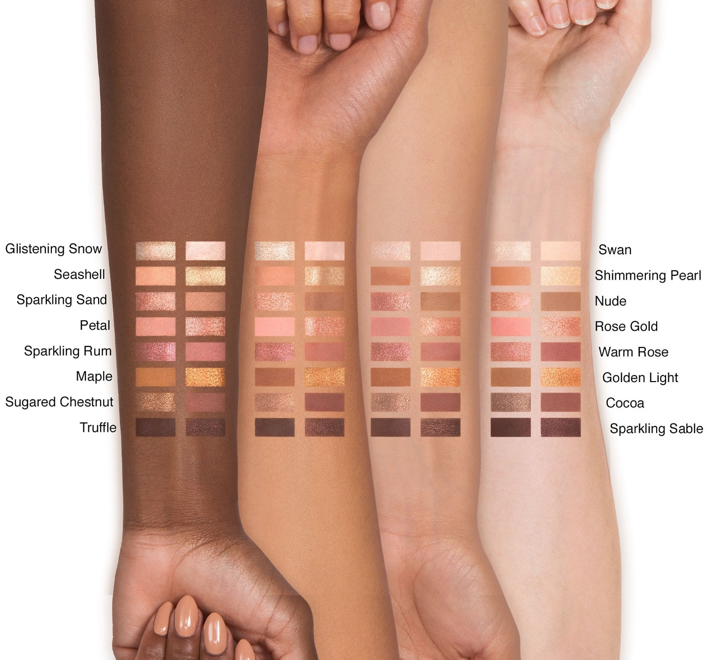 The natural nudes - born this way eyeshadow palette