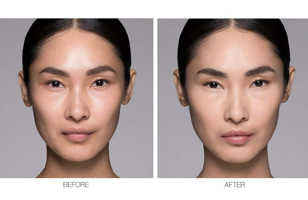 Light reflecting pressed setting powder