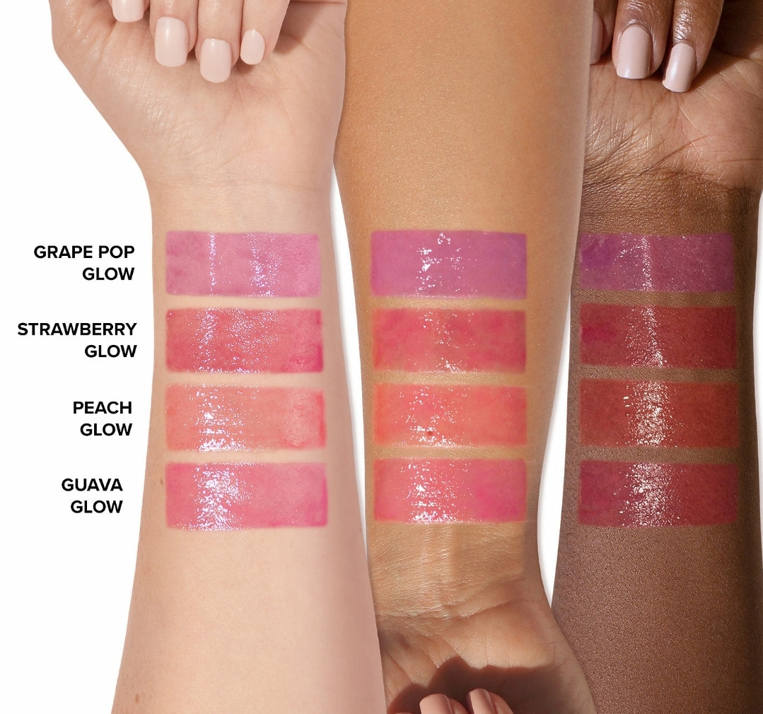 Peach Bloom color blossoming lip & cheek tint - Strawberry glow