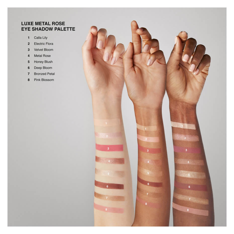 Luxe Metal Rose Eye Shadow Palette