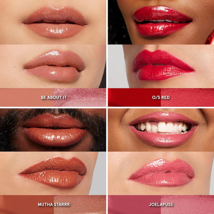 Lip Snatcher Hydrating Liquid Lipstick and Lip Gloss Duo-Be About It - pearlescent pink & matte warm nude