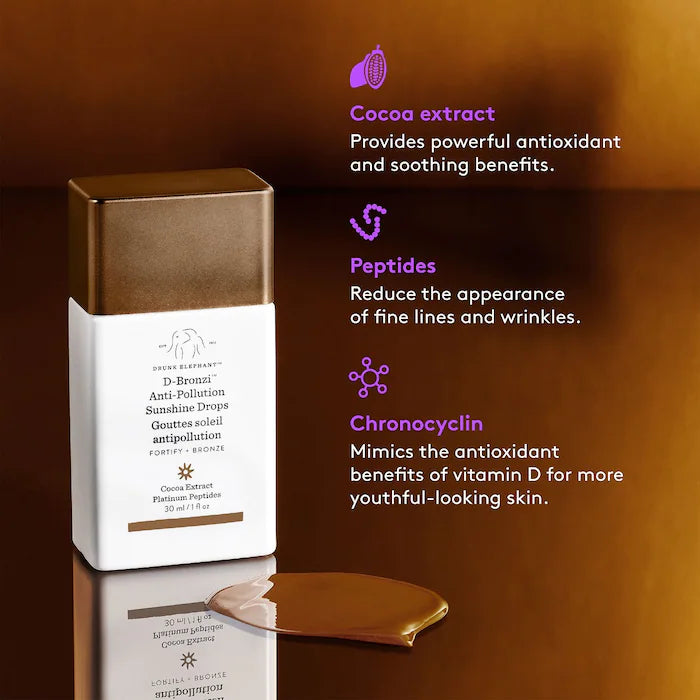 D-Bronzi™ Anti-Pollution Bronzing Drops with Peptides