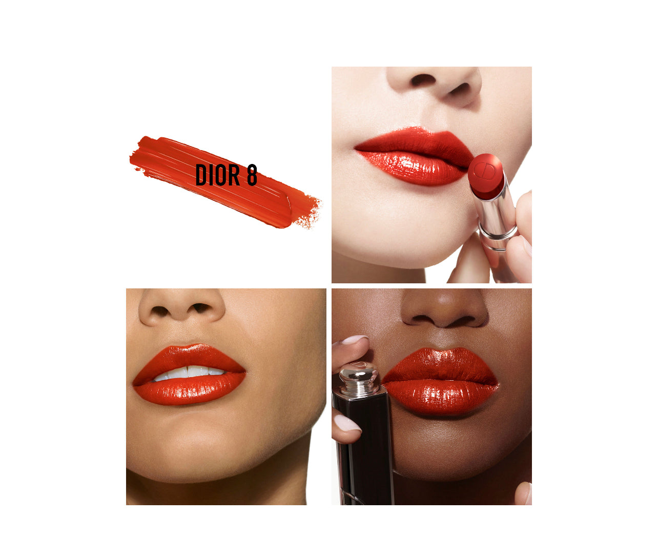 Hydrating shine lipstick - 008 Dior 8 ( A bold and universal brick red )
