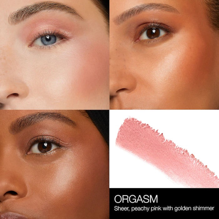 The Multiple Cream Blush, Lip and Eye Stick-Orgasm - sheer peachy pink with golden shimmer