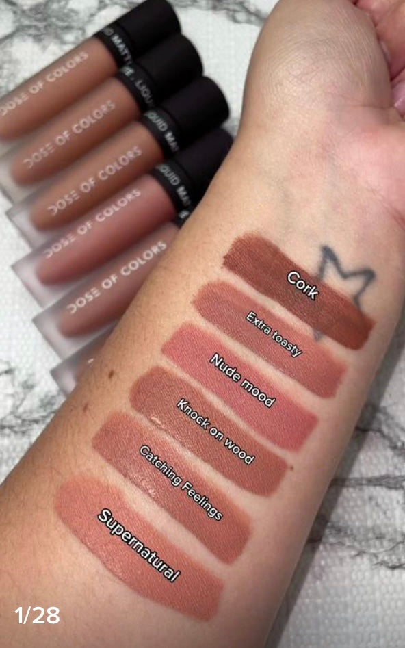 LIQUID MATTE LIPSTICK COLOR - KNOCK ON WOOD