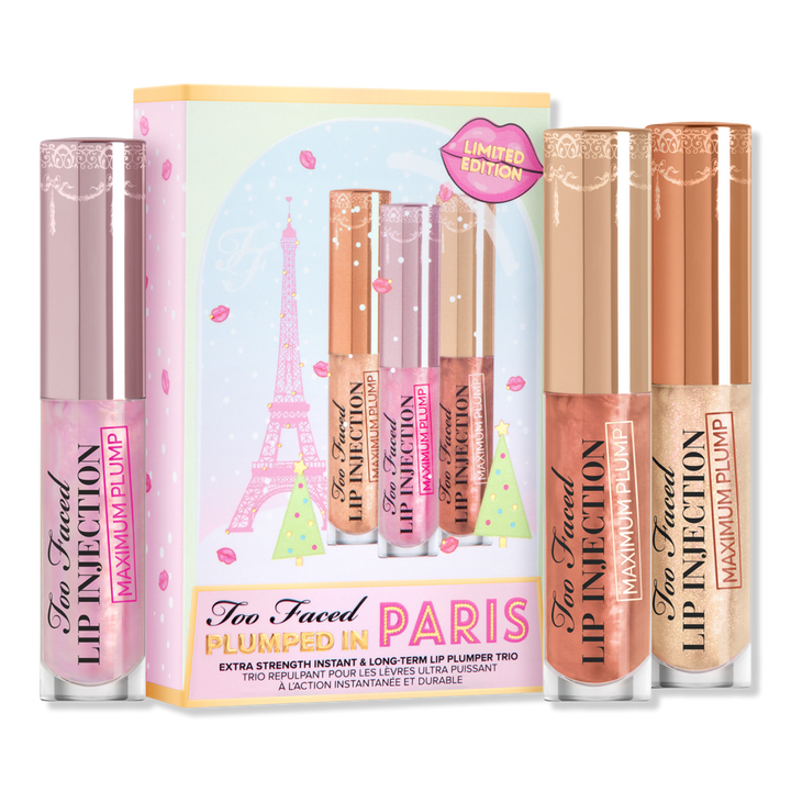 Too Faced Plumped in Paris Lip Injection Maximum Plump Gift Set