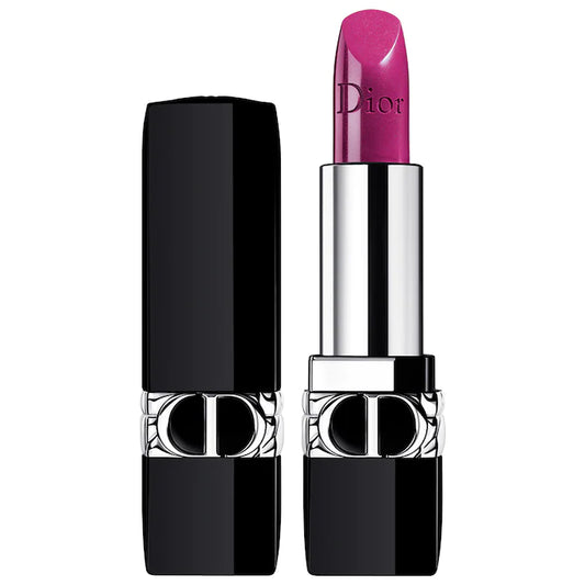 Rouge Dior Refillable Lipstick-792 Lady Dior Metallic - plummy pink