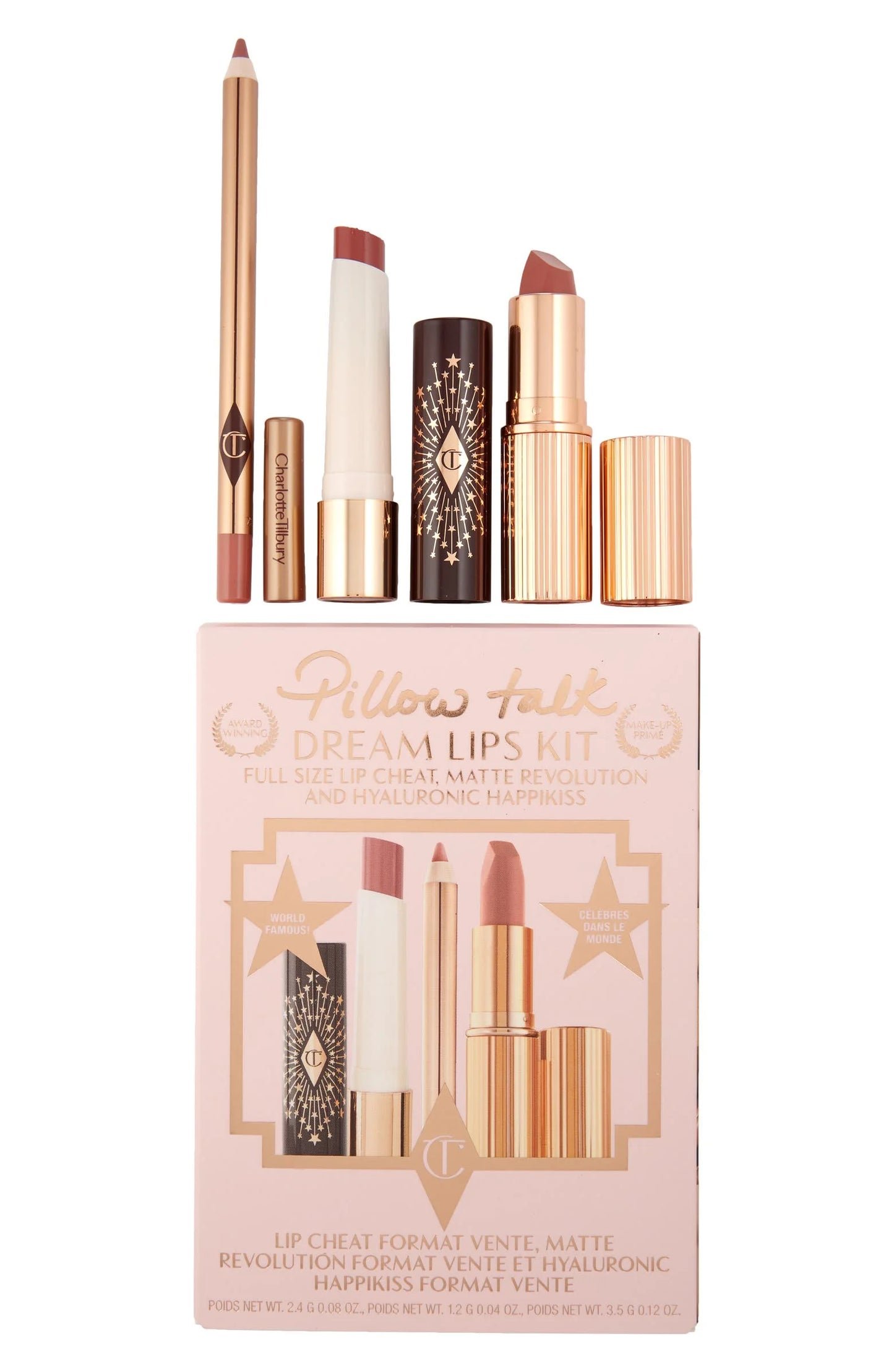 Pillow talk set - 3 Full size ( 125$ value )