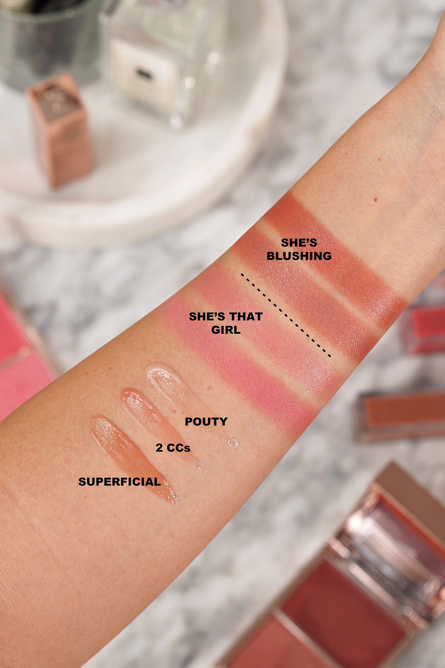 Major Beauty Headlines - Double-Take Crème & Powder Blush-She's Blushing - beige