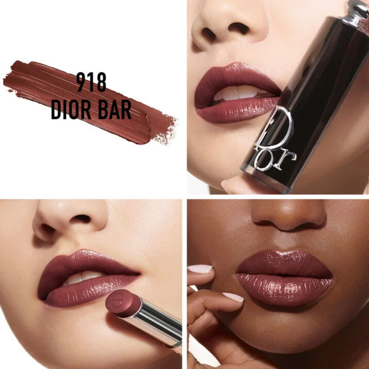 Hydrating shine lipstick - 918 Dior Bar ( A Taupe )