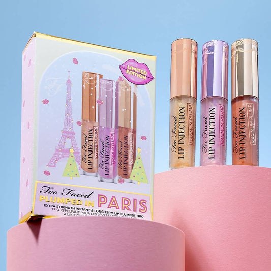 Too Faced Plumped in Paris Lip Injection Maximum Plump Gift Set