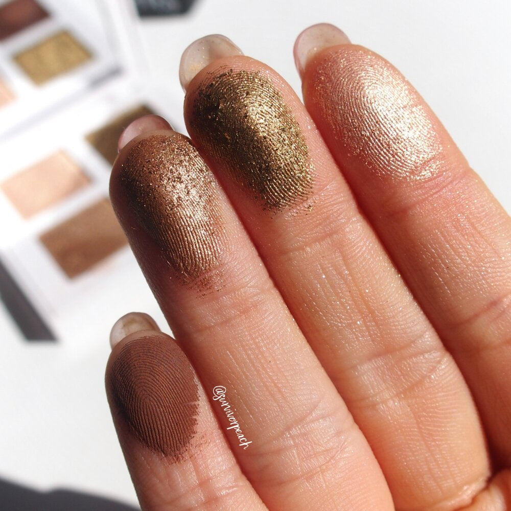 Bronzey glam quad
