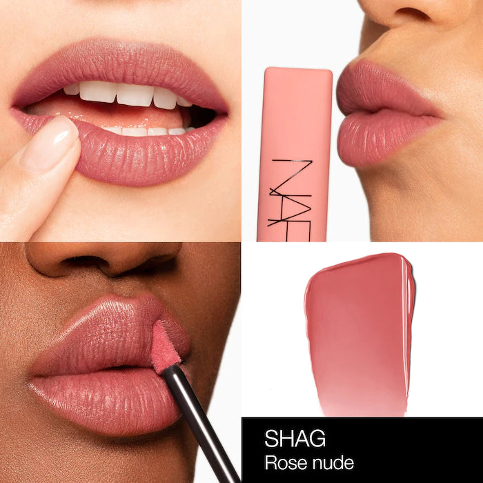 Air Matte Liquid Lipstick -Shag - rose nude ( For lips & cheek )